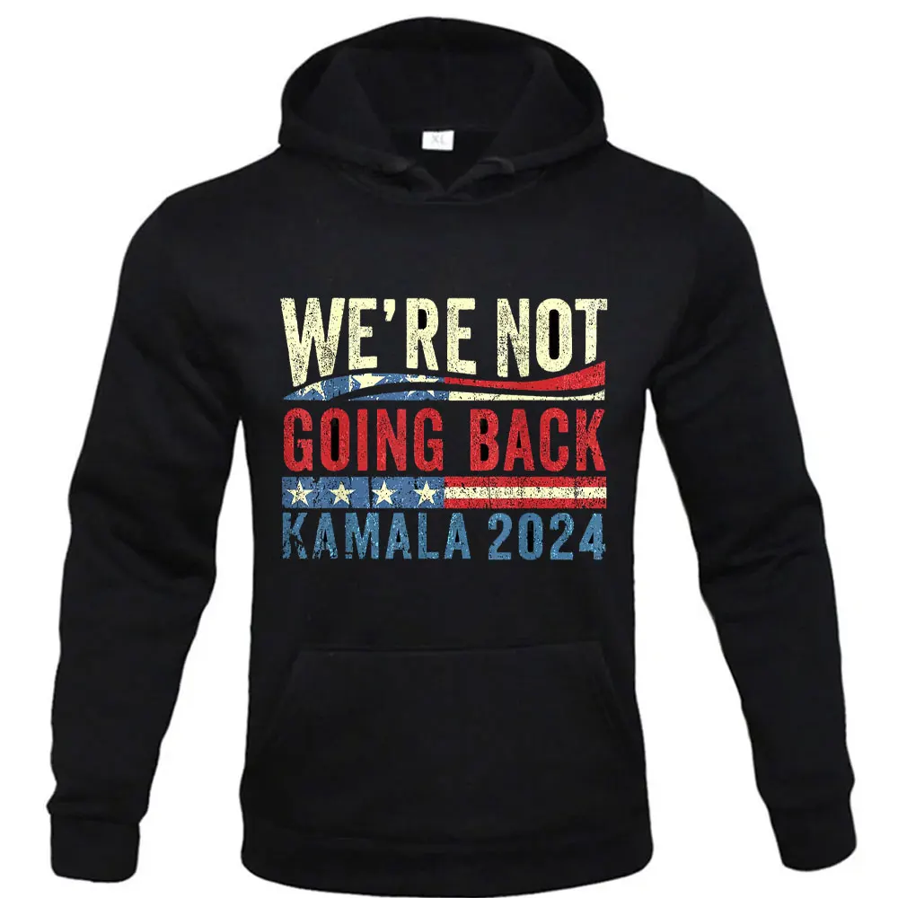 Kamala Harris We're Not Going Back Election 24 превосходные условия президента Y2k одежда новые