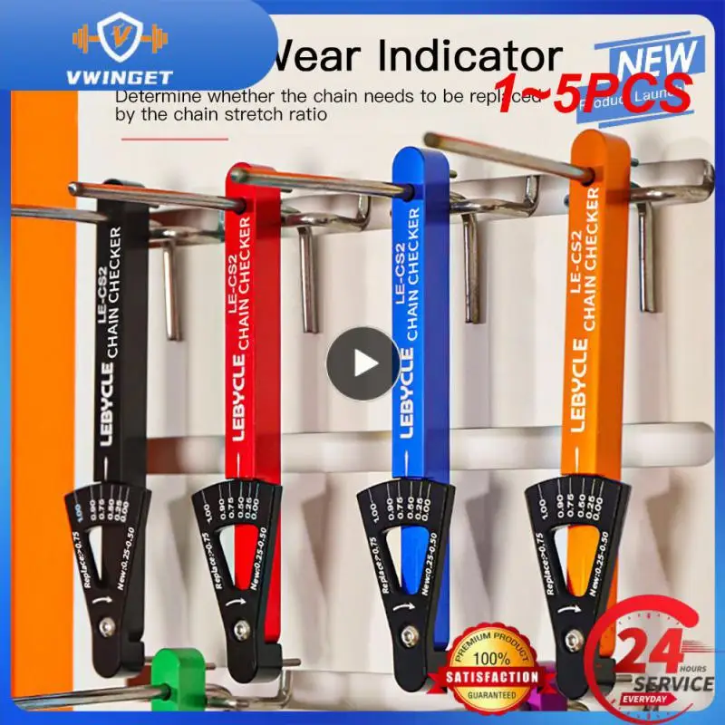 

1~5PCS Chain Wear Indicator Tool Chain Checker Kits Multi-Functional Chains Gauge Measurement For Mountain Road Bike