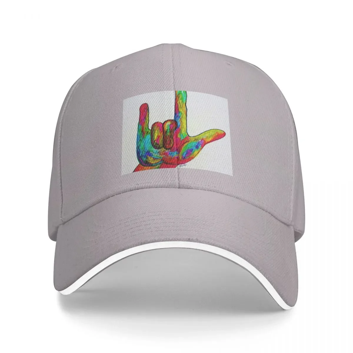 

New I LOVE YOU - American Sign Language Cap Baseball Cap Cap male dropshipping Brand man caps cap for women Men's