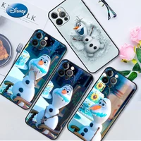 olaf snowman frozen case for iphone 13 12 mini 11 pro 7 8 6 6s plus xr x xs max se 2022 silicone capa soft phone cover