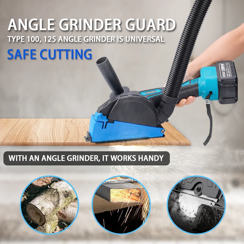 Универсальный пылесборник для угловой шлифовальной машины 100/125 4-5 дюймов