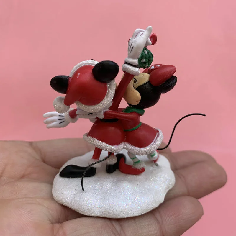 Disney Mickey Minnie Figure Couples Dress Model Doll DIY Bag Pendant Ornament Accessories Small Gift
