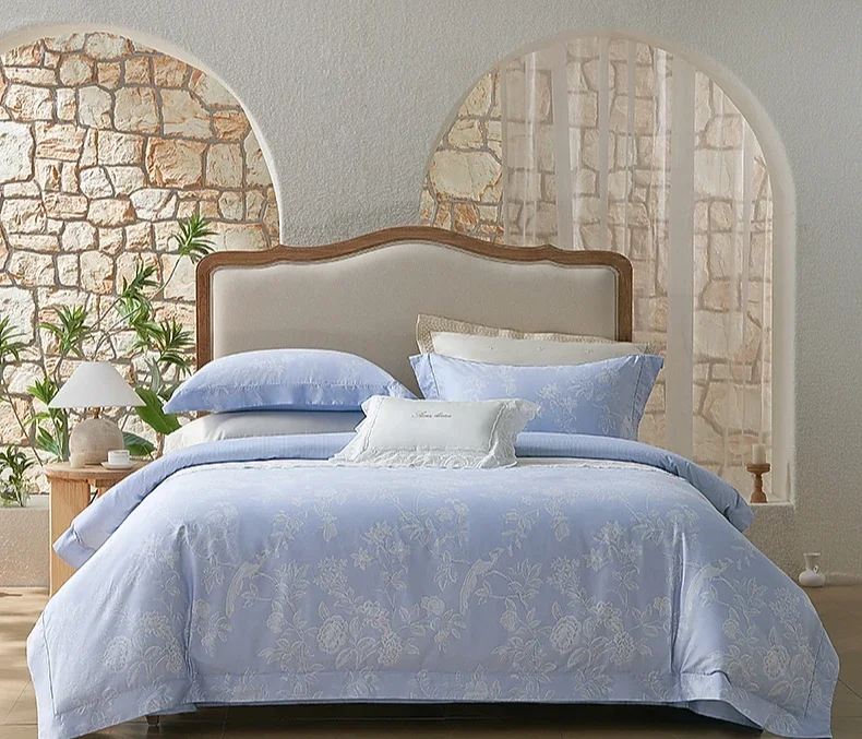 Длинноволокнистый хлопковый антибактериальный французский комплект из четырех