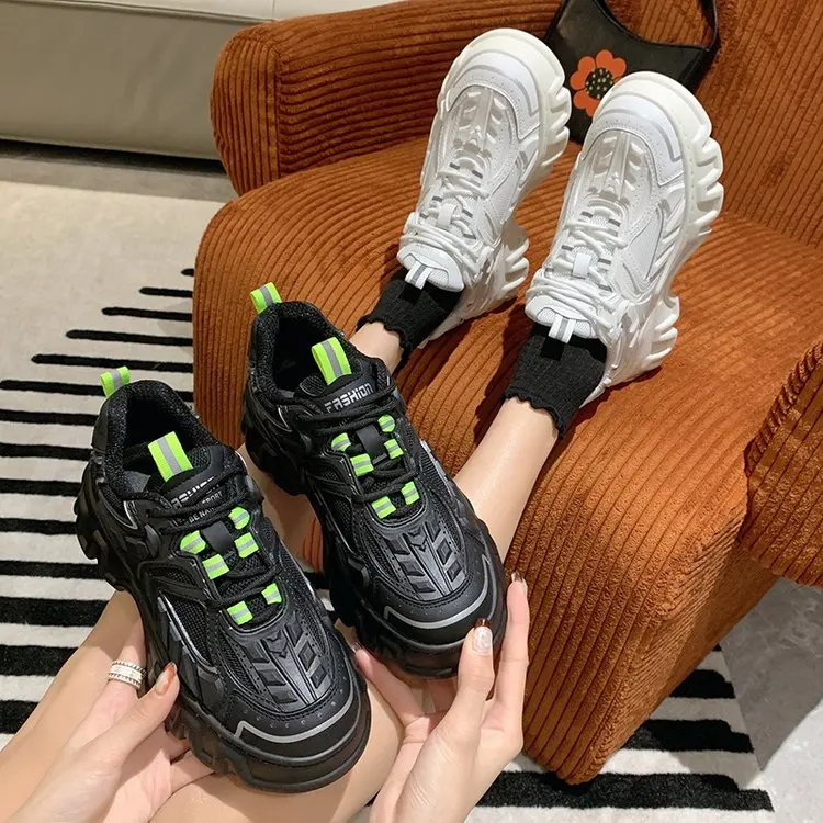 

Sneakers 2022 Newest Running Comfort Casual Chunky Sneakers Fashion Light Dad Shoes Women Platform Shoes