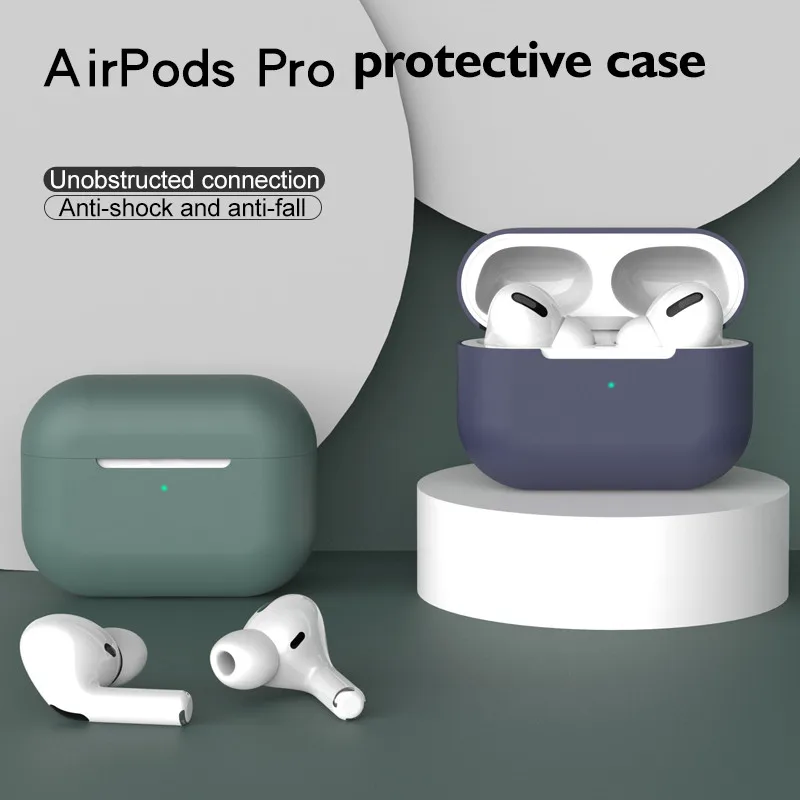 Силиконовый чехол для apple Airpods Pro чехол-наклейка Bluetooth airpod pro Air Pods аксессуары