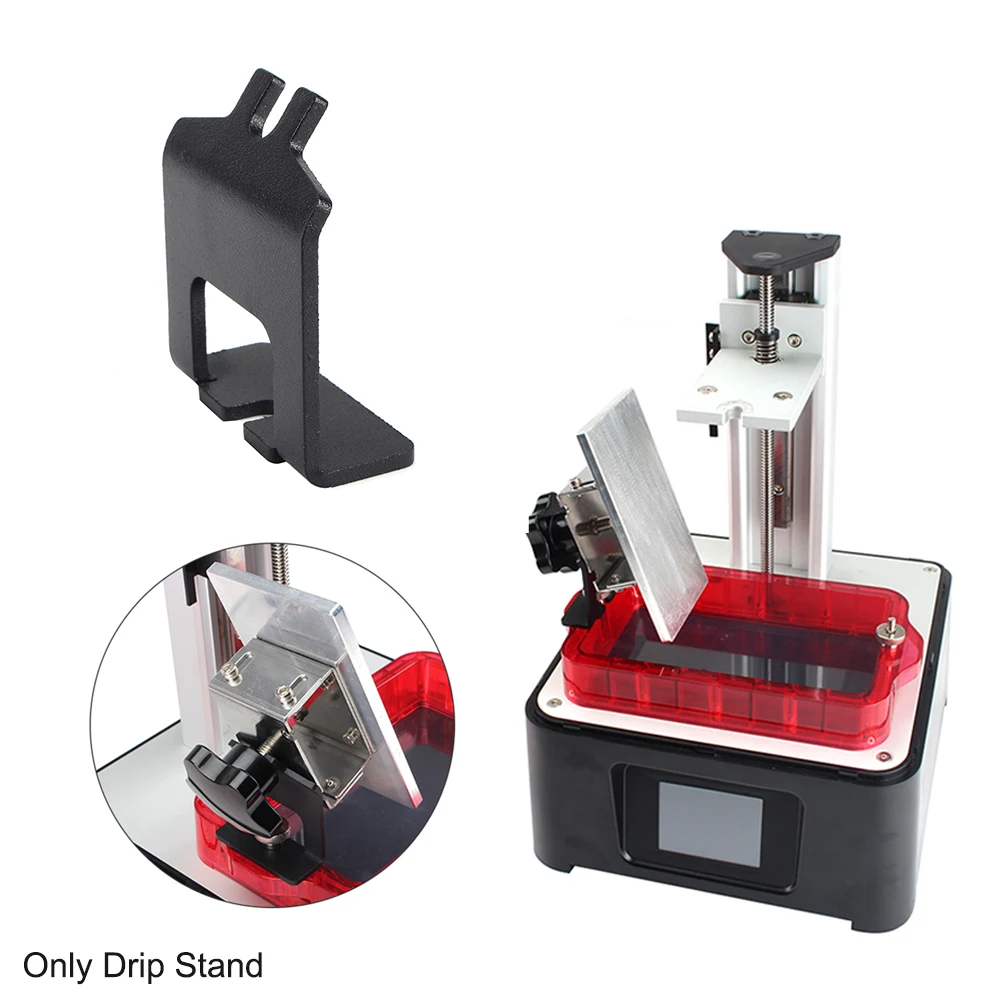 

Durable Holder Practical Spare Trough Easy Install Replacement Parts Black 3D Printer Resin Drip Stand Home Office Photocuring