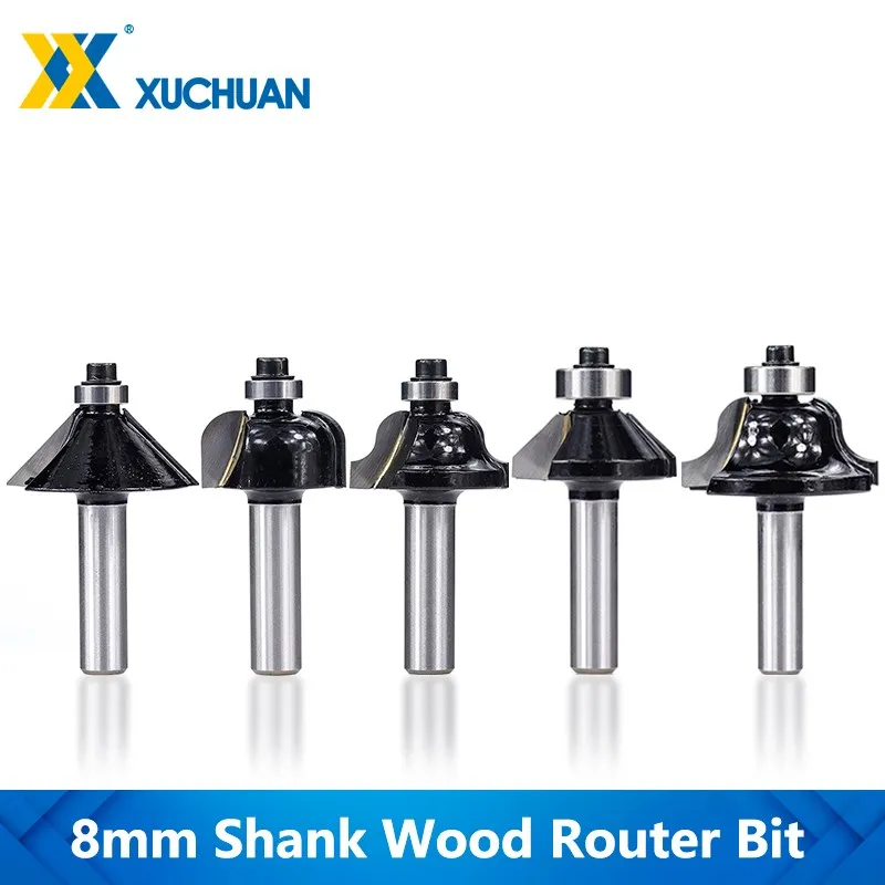 

Wood Milling Cutter 8mm Shank CNC Router Bit 45 Degree Tungsten Carbide Rouer Bit For Woodworking Tools 1pc