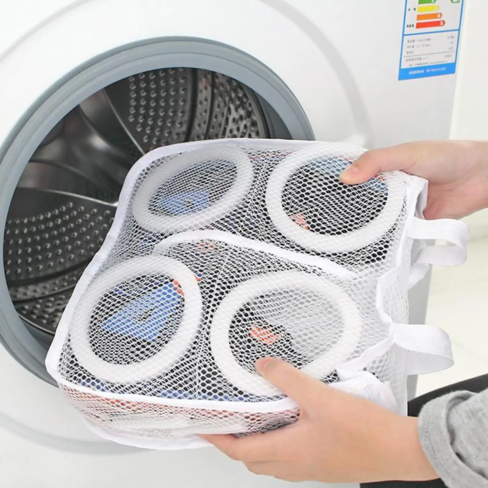 

Washing Machine Shoes Bag Travel Shoe Storage Bags Mesh Protective Laundry Portable Clothes Bag Anti-deformation Bag Laundr J4d3