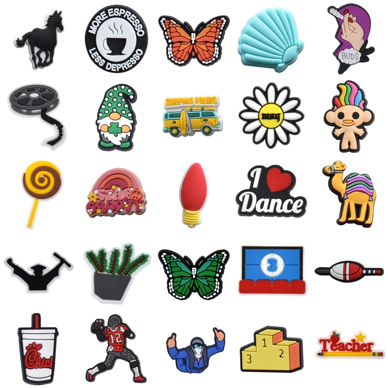 

Girl Women Charm Men Wholesale Bulk Para Pins Set Jeans Packs Decorations for Crocs Shoes Accessories Kids Boy Gifts Shoe Charms