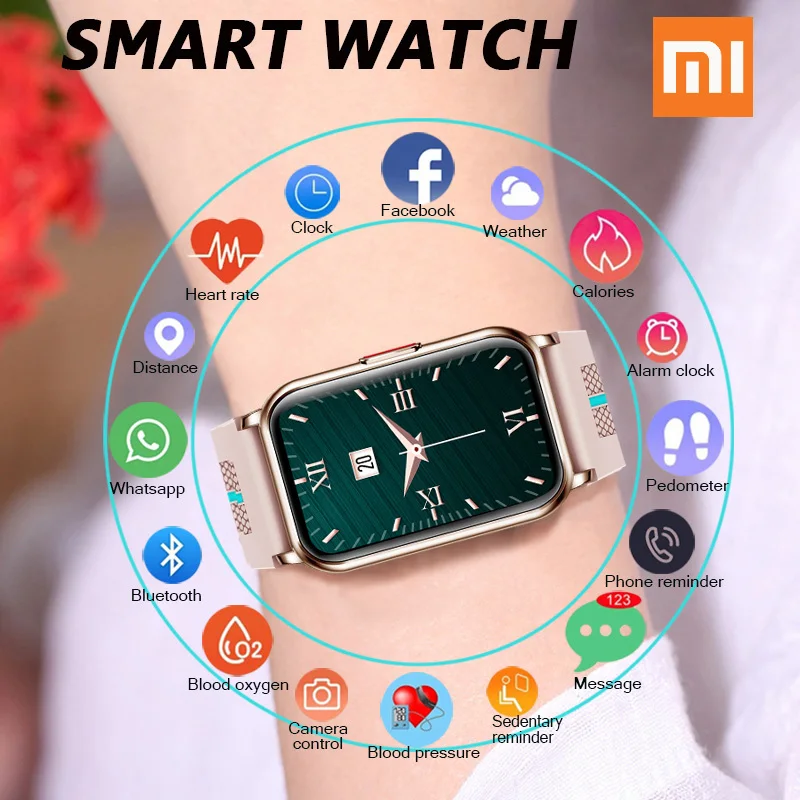 

Смарт-часы xiaomi женские водонепроницаемые с Bluetooth и монитором сна