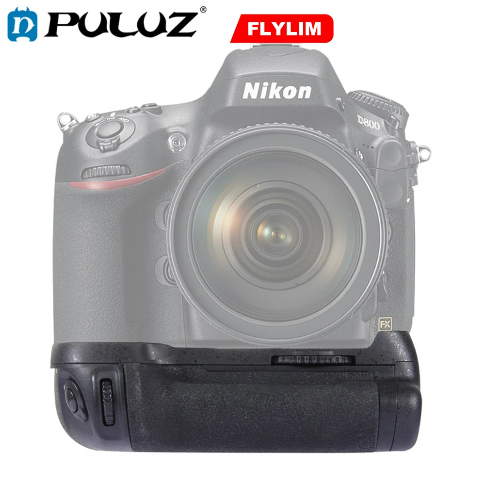 

PULUZ Battery Grip For Vertical Camera Battery Grip For D800/D800E/D810 Digital SLR Camera Black