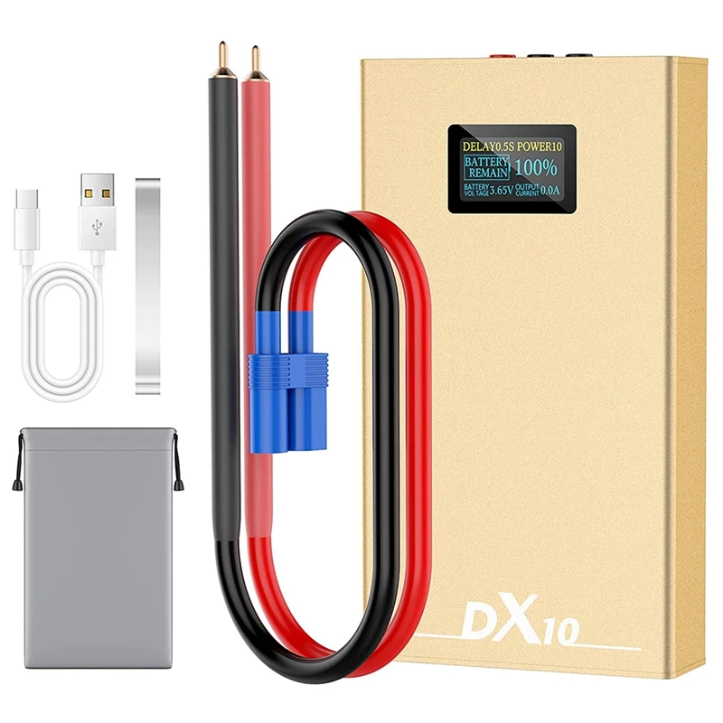 

Mini Spot Welder With LCD Screen & Multi-In 10600Mah Big Battery, 20 Gears Adjustable DIY Handheld Spot Welding Machine