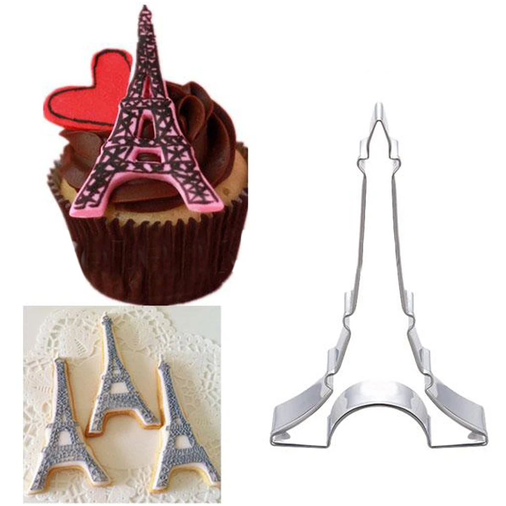

Stainless Steel iron tower shape cookie cutter tools cookie Decoration moulds