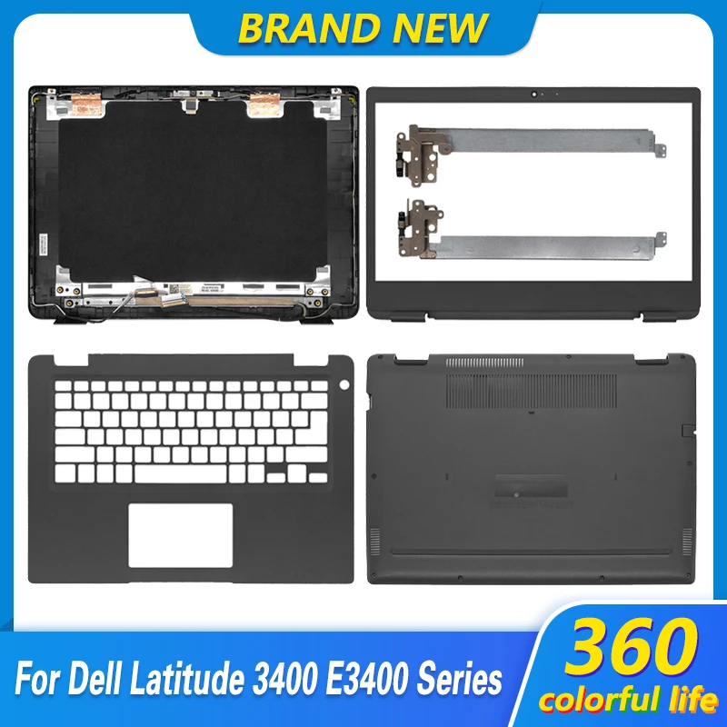 

New For Dell Latitude 3400 E3400 Series LCD Back Cover Front Bezel Palrmest Bottom Case Topcase Laptop Housing Cover 14.0 inch