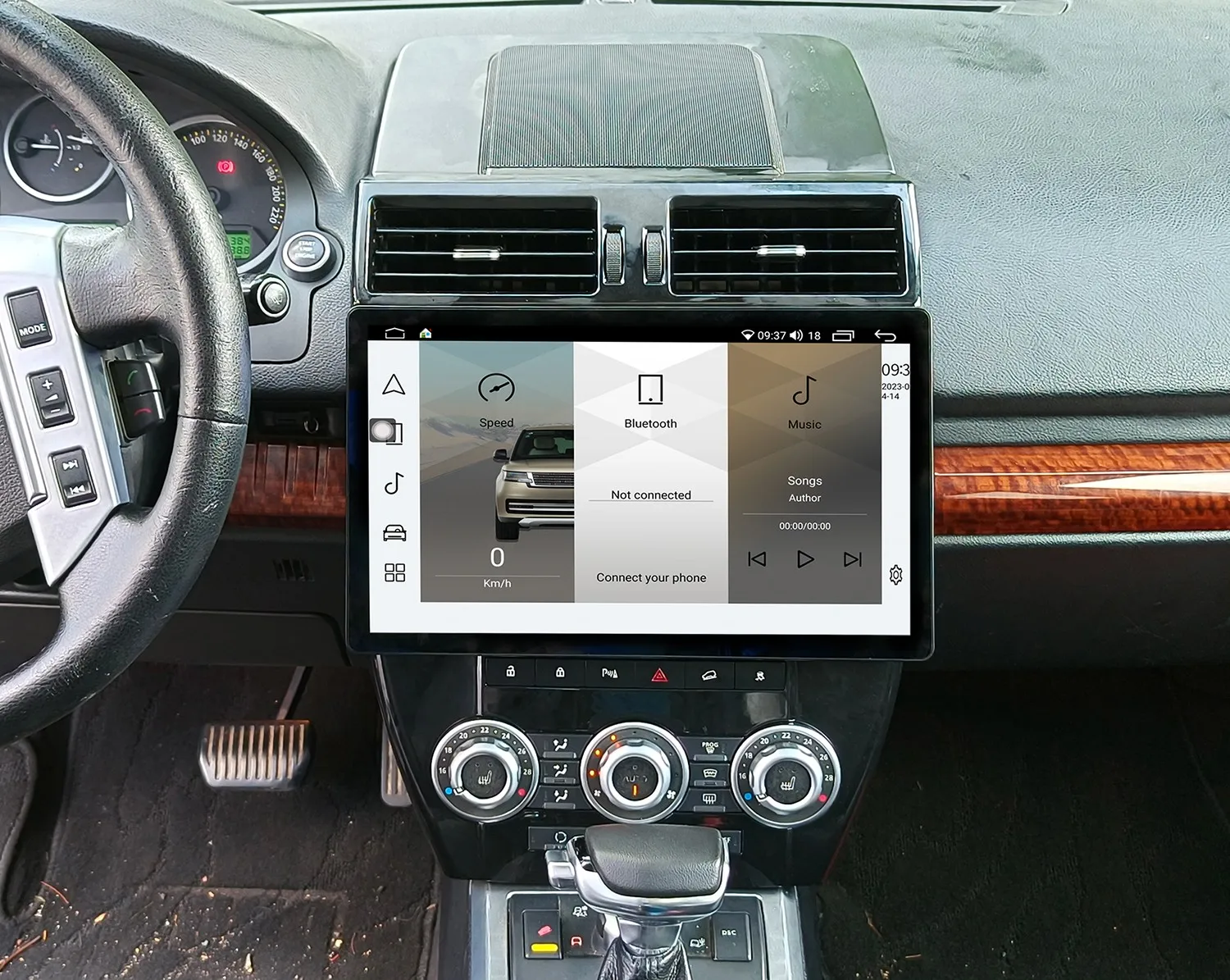 Carplay 13 3 "Android 13.0 8 ГБ + 256 автомобильный DVD-плеер GPS WIFI стерео радио для Land Rover Discovery