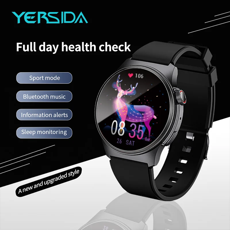Смарт-часы YERSIDA MS6 с экраном высокого разрешения Bluetooth 5 4
