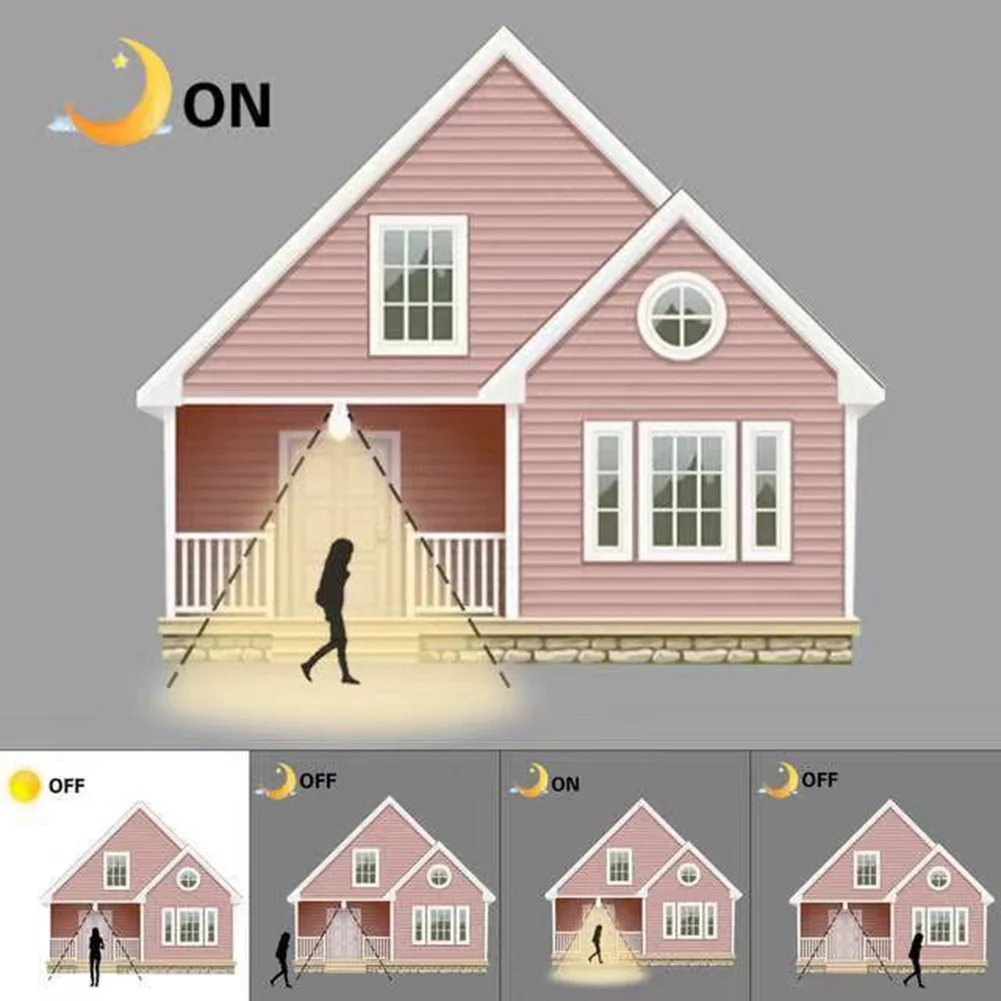 85-265 В E27 PIR датчик движения лампа 12 Вт с датчиком инфракрасный детектор свет