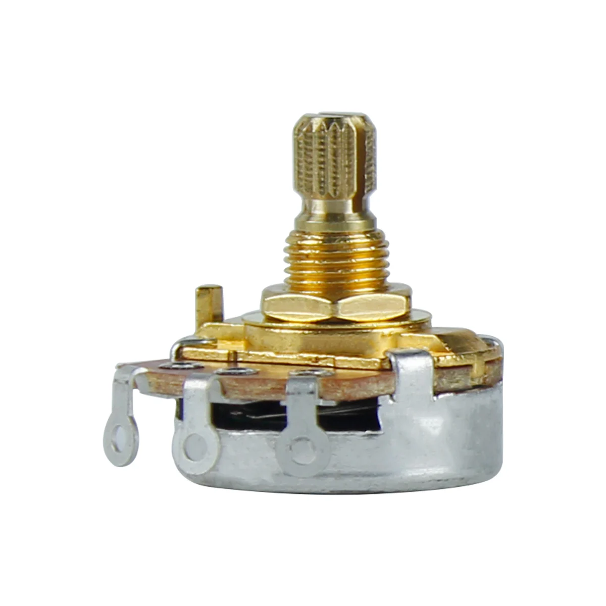 FLEOR 4 шт. 250 К/500 К потенциометр электрогитара 15 мм короткий разъем вал регулятор