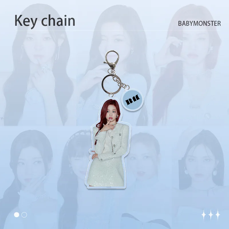 Альбом KPOP Babymoster вечная прозрачная акриловая подвеска Keychian AHYEON ASA RUKA периферийный