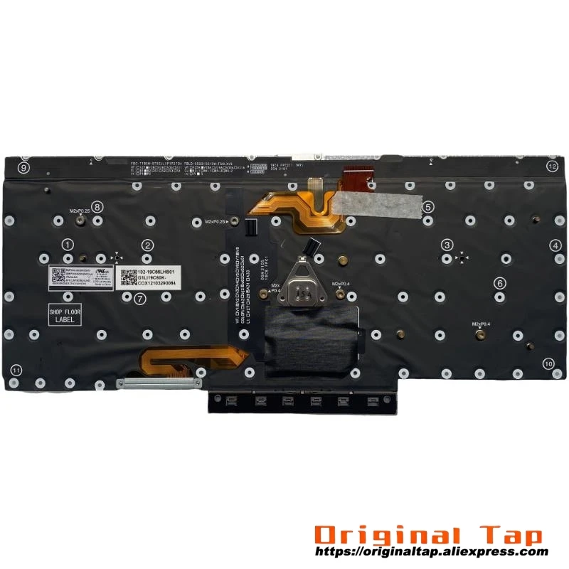 Клавиатура с подсветкой NDC Nordic для Lenovo Thinkpad X1 Titanium Gen 1 SN20W22462 SN20W22498