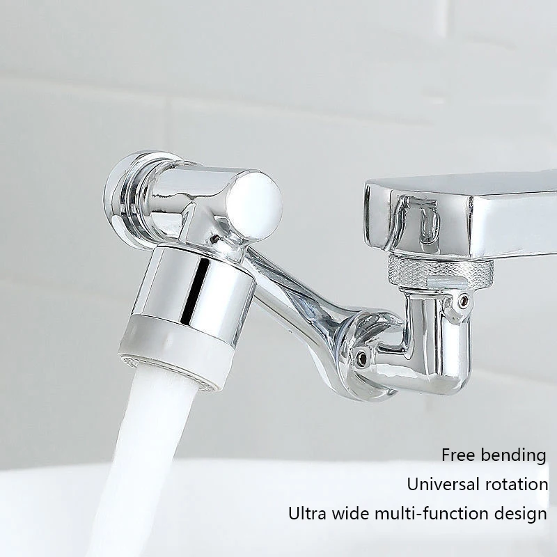 Washbasin universal mechanical arm kitchen rotatable toilet shampoo extended anti-splash, faucet