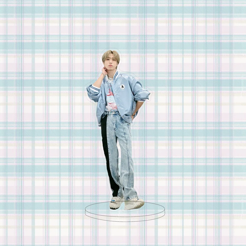 Фото SKZOO Stray Kids: Акриловая подставка-табличка для декора стола с изображениями Феликса, Хёнджина, Уджина, Чана, Ли Ноу, Сынмина №3