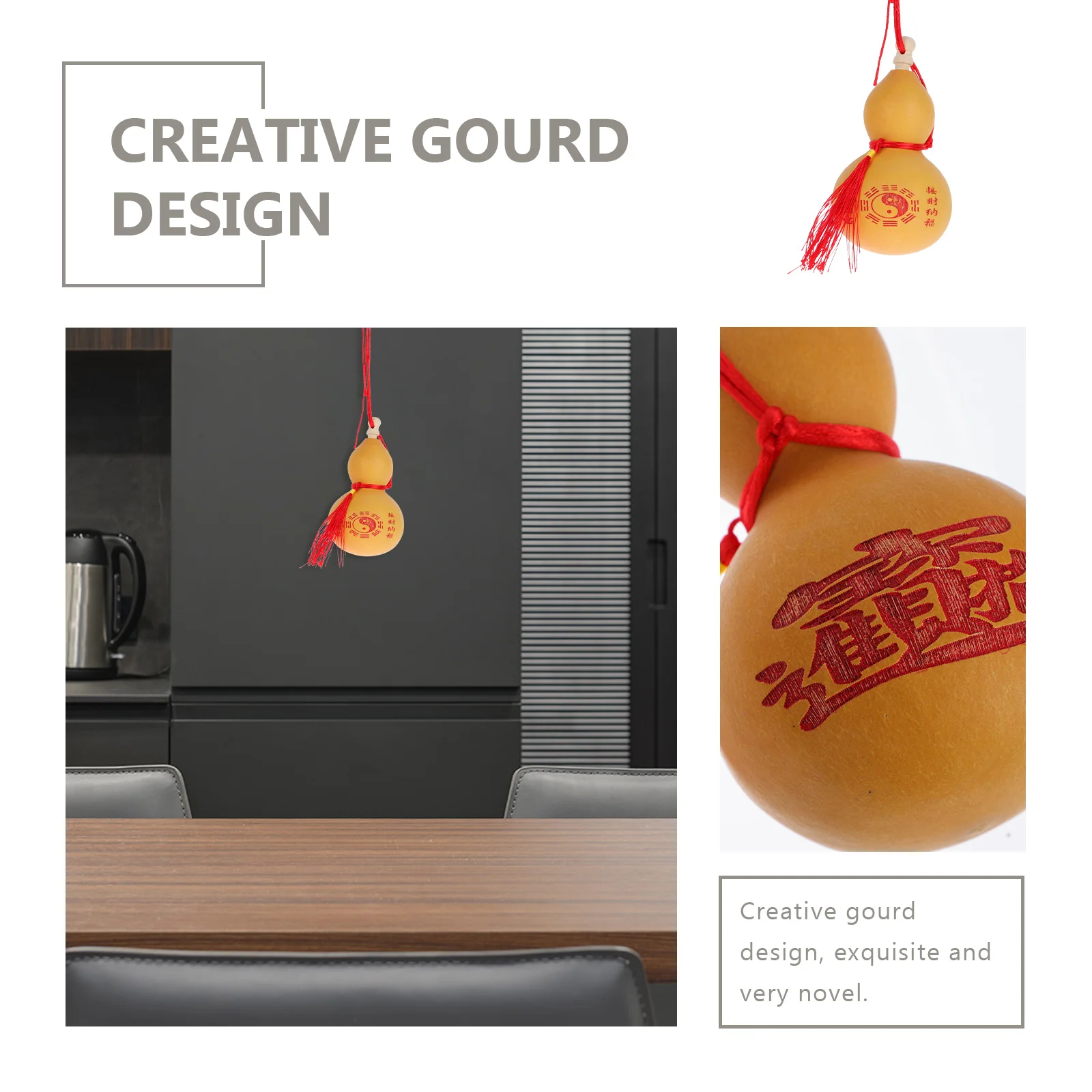 2 шт. подвеска из натуральной тыквы Hulu Calabash украшение ремесло офисный декор