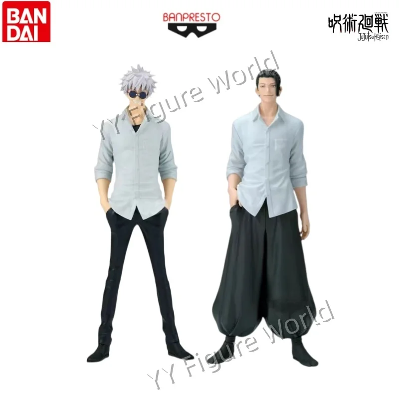 Фото Оригинальные аниме-фигурки Bandai Banpresto Jujutsu Kaisen: Сатору Годжо, Гето Сугуру, KOA King Of Artist. №1