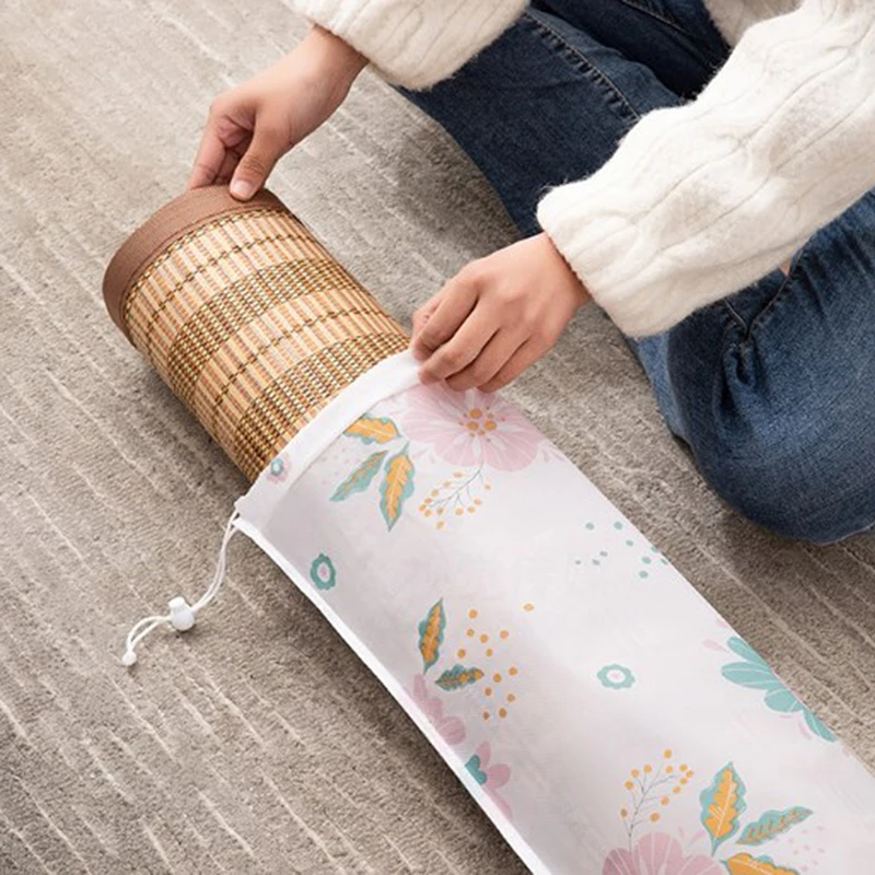 

Летний коврик, пылезащитный чехол, сумка для хранения, тканевый портативный отделочный мешок, прямой складной соломенный коврик, чехол для телефона