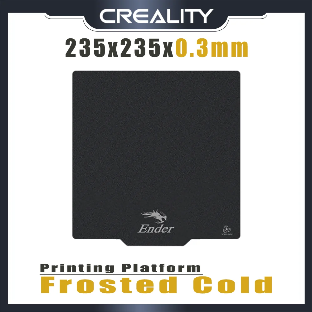 

Матовая платформа для холодной печати Ender для фотографий/3S1/3 Pro/3S/3 V2/5/Φ/5 Pro Series Ender-3 3D принтер 235x235x0,3 мм
