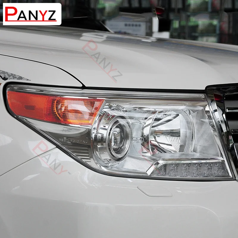 

Для Toyota Land Cruiser 2014-2020, защитная пленка для автомобильных фар, восстановление фар, Прозрачная черная наклейка из ТПУ, аксессуары