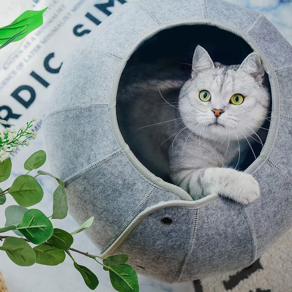 Foldable Breathable Cat House Bed Sofa Creative Kitten Puppy Kennel Tent Tunnel Nest House Pet Supplies Cat Litter Box