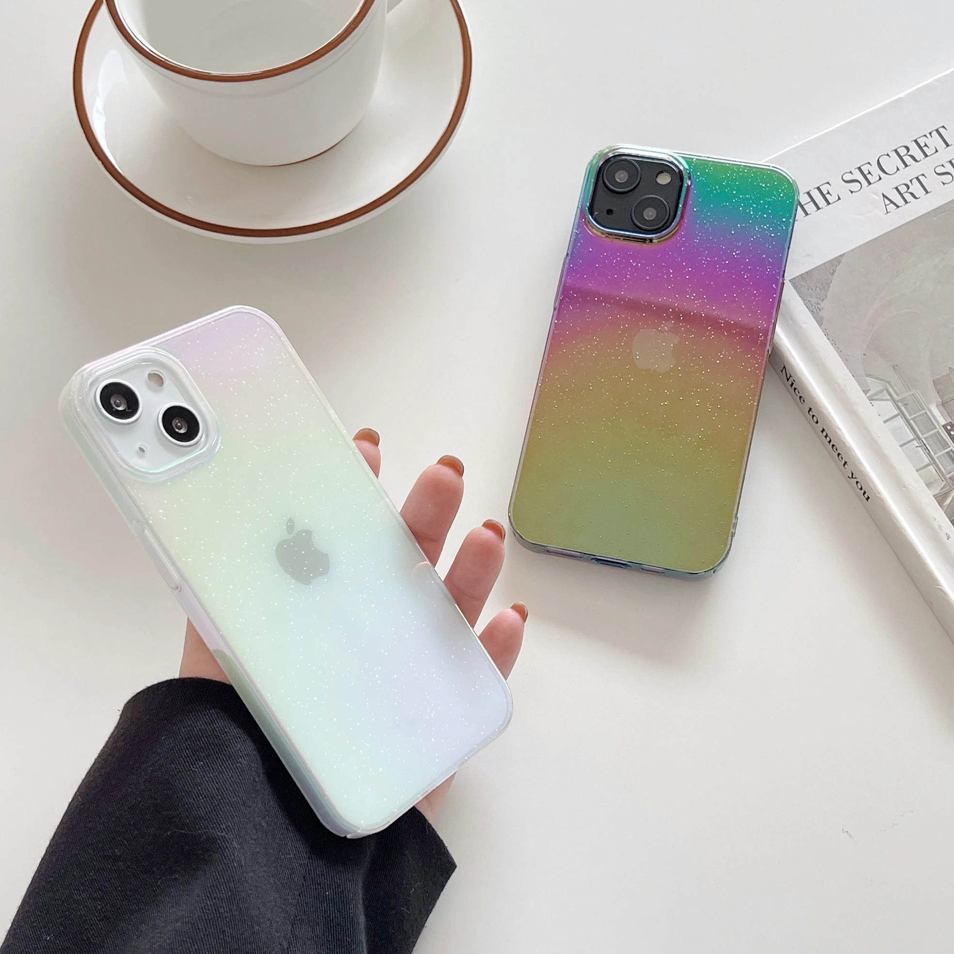 

Colorful Raindrop PC Hard Case for iPhone 13 12 11Por max 13 12 11 Por XS Max XS XR 7 8Plus 7 8 6S 6th Generation Phone Case