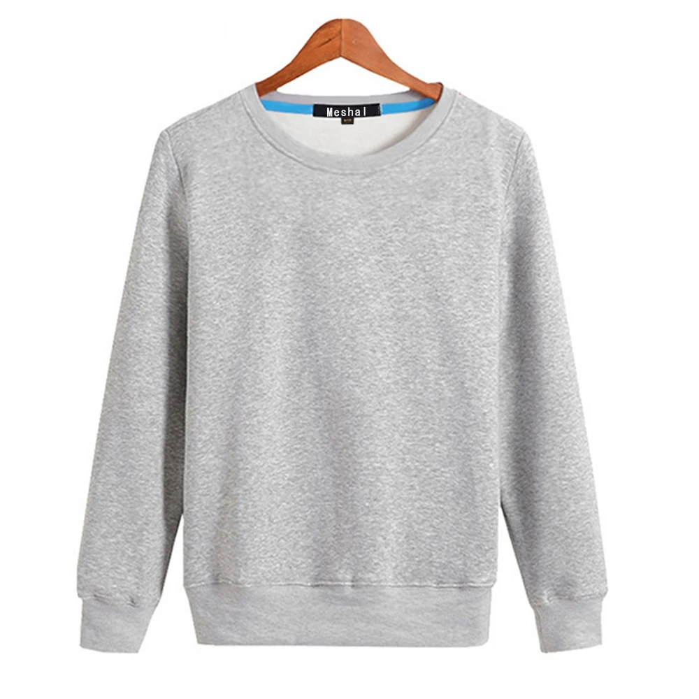

Женские свитшоты Meshal 2022 милые корейские трикотажные пуловеры с круглым вырезом плотные осенне-зимние конфетные цвета