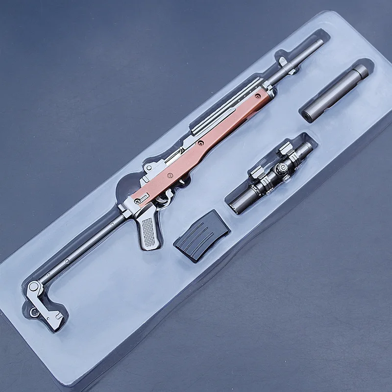 Мини снайперский пистолет AK47 M762 модели Battlegrounds PUBG коллекция мини брелок Модель M416