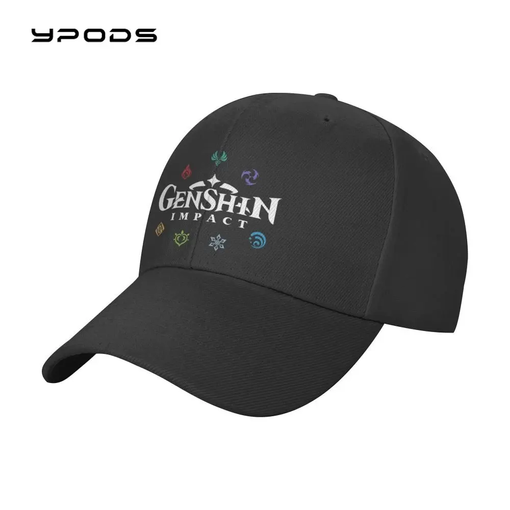 

Genshin Impact Ele Ments Game Anime Adjustment Baseball Cap For Men Women Hats Dropshipping