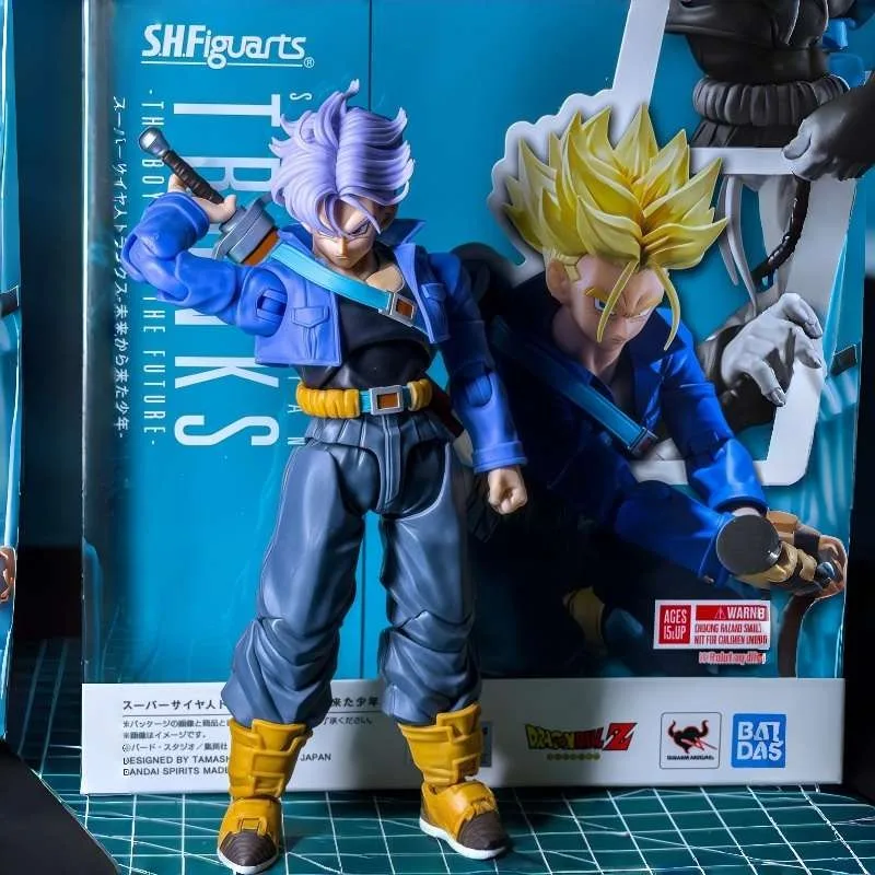 Оригинальная подвижная фигурка Bandai SHFiguarts Dragon Ball Z Super Saiyan Trunks The Boy from the Future в оригинальной коробке (art.: 3920da574e6c8) - 3920da574e6c8