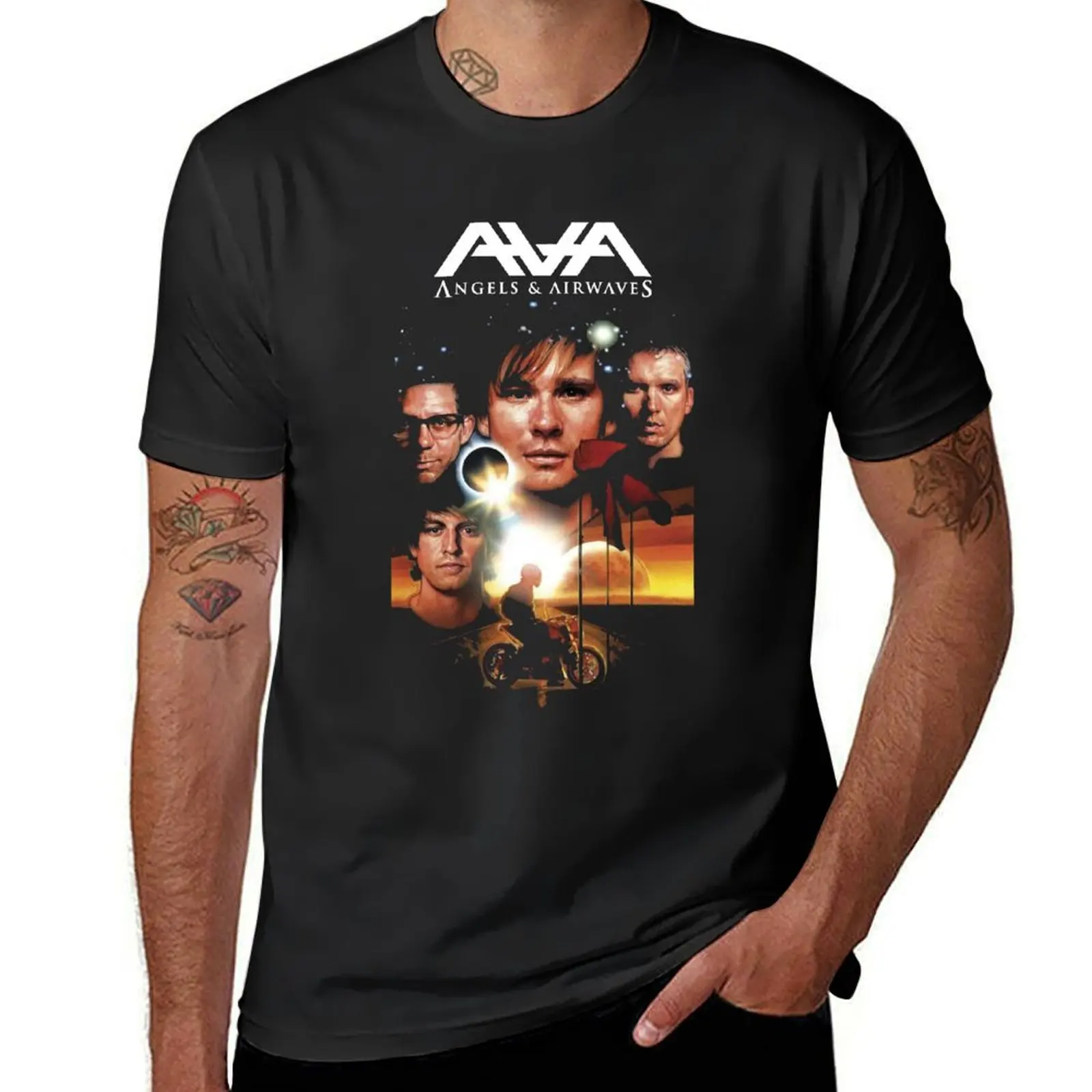 Футболка с изображением ангелов ава белая индивидуальная Одежда для мальчиков