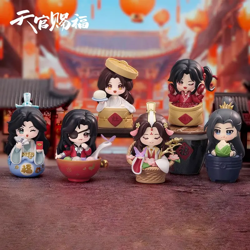 Фото Подлинная группа портретов на фестивале благословения небес Hua Cheng San Lang Xie Lian Shi Qingxuan Mingyi, экшн-фигурка, модель №4