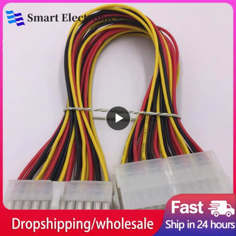 

Computer Accessories Bold Copper-clad Aluminum Wire Core 30cm Power Extension Cord Tinned Copper Core Power Extension Cord Black