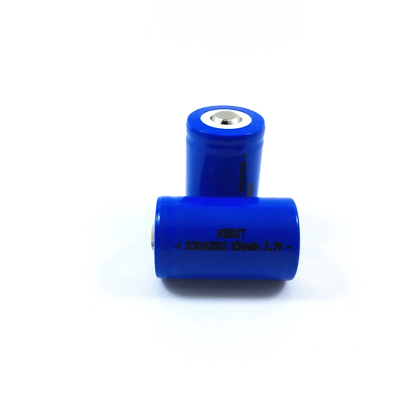 Литий-ионный аккумулятор ICR16280, 3,7 в, 600 мАч, 2 шт.