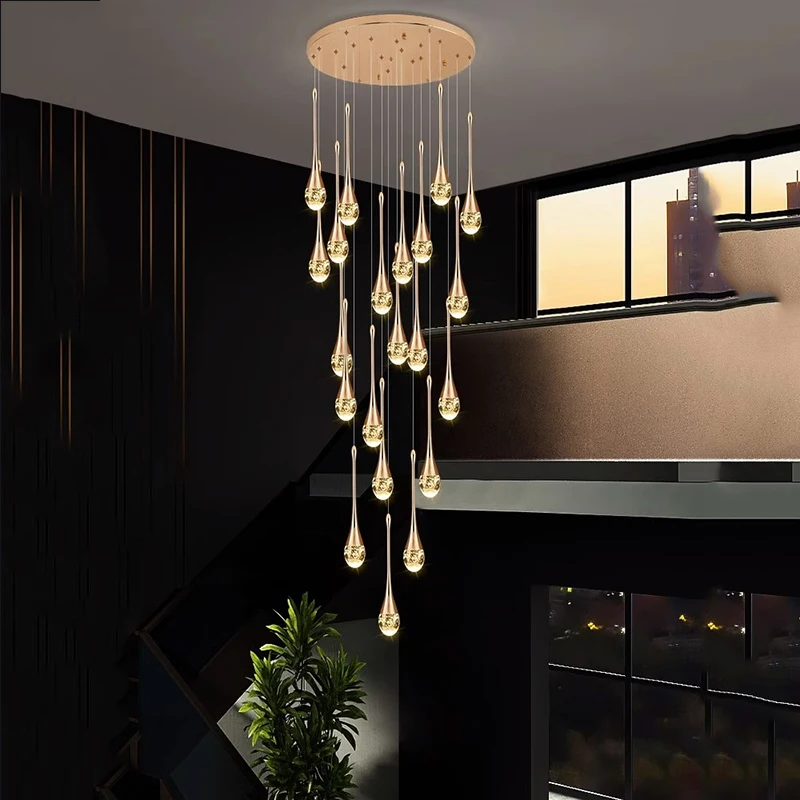 

Подвесная светодиодная художественная люстра, комнатный декор в скандинавском стиле для дома и столовой, комнатный Хрустальный подвесной светильник для гостиной