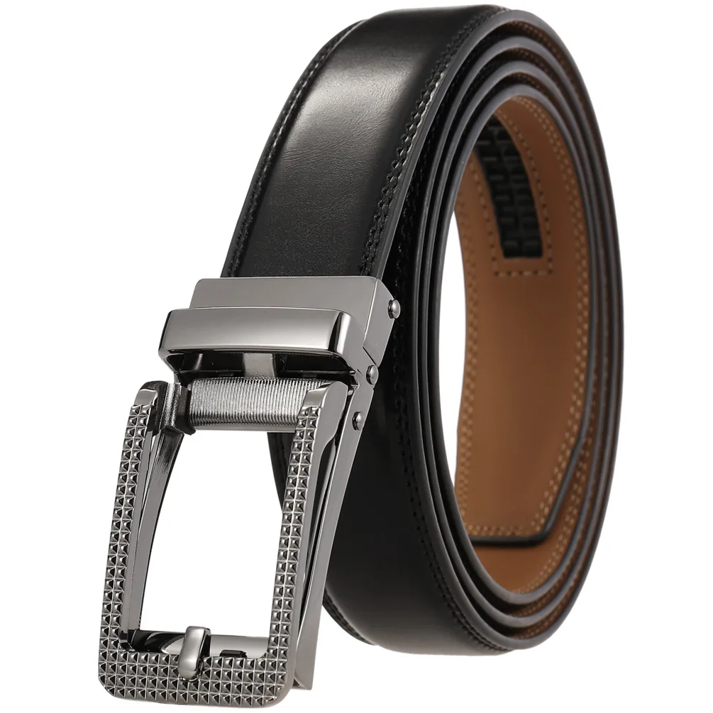 Men's Fashion Luxury Belt Women Automatic Buckle Brand High Quality Luxury Belts For Man Famous Work Business Cowskin Straplv
