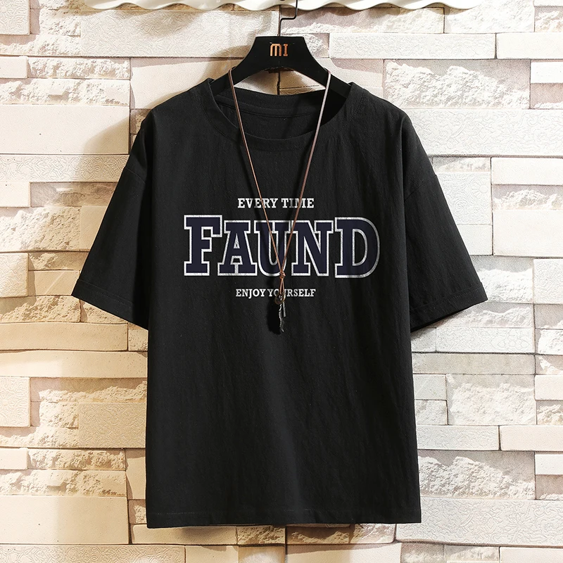 

Hip Hop Mens Streetwear Linen T-shirts Casual 2023 Summer Short Sleeves Black White Tshirt Tees Oversize 5XL T Shirt