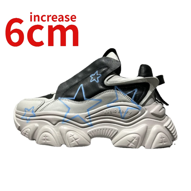 

Крошечные мужские крошечные туфли из натуральной кожи с принтом, 6 см