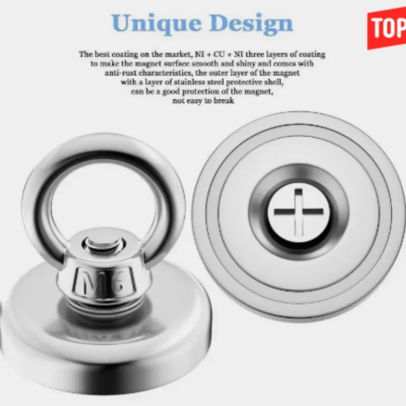 N52 Суперсильные неодимовые рыболовные магниты крючки спасательные неодимовый
