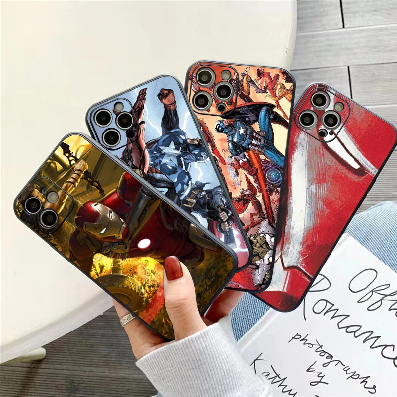 

Marvel Trendy People Phone Case For iPhone 11 13 12 Pro Max 12 13 Mini X XS XR MAX 5 6 6S 7 8 Plus Coque Soft Funda Carcasa