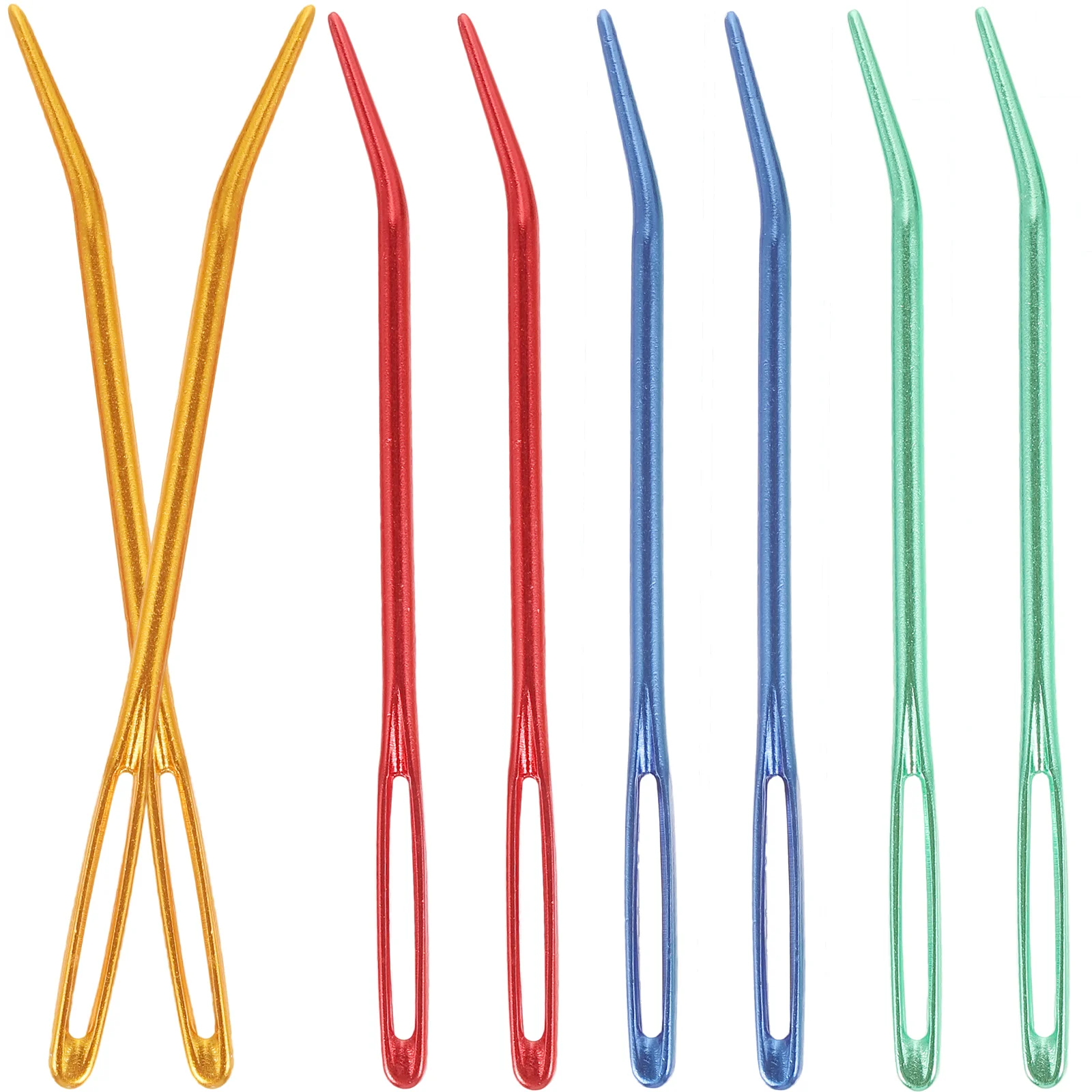 

8pcs Household Darning Needles Multi-use Large-Eye Blunt Needles Multi-function Sewing Needles