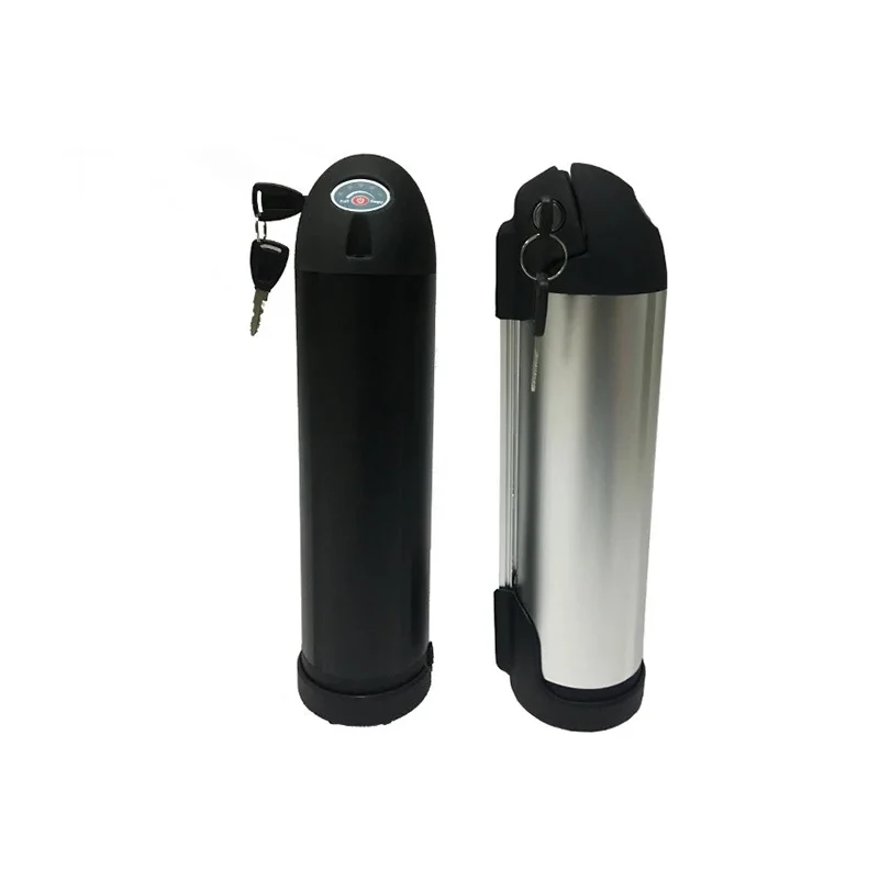 

E-Bike Empty Bottle Battery Model 36V 48V Lithium Battery Aluminum Cover with Charger Explosion-Proof Anti-Theft Battery Protect