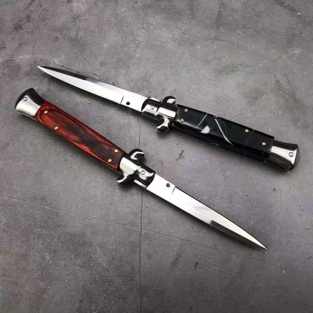 Тактический многофункциональный складной нож с деревянной ручкой лезвие из